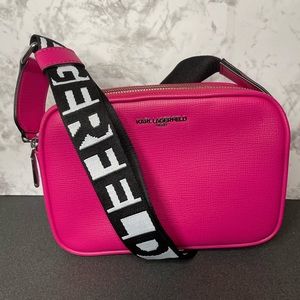 Karl Lagerfeld Maybelle camera crossbody bag